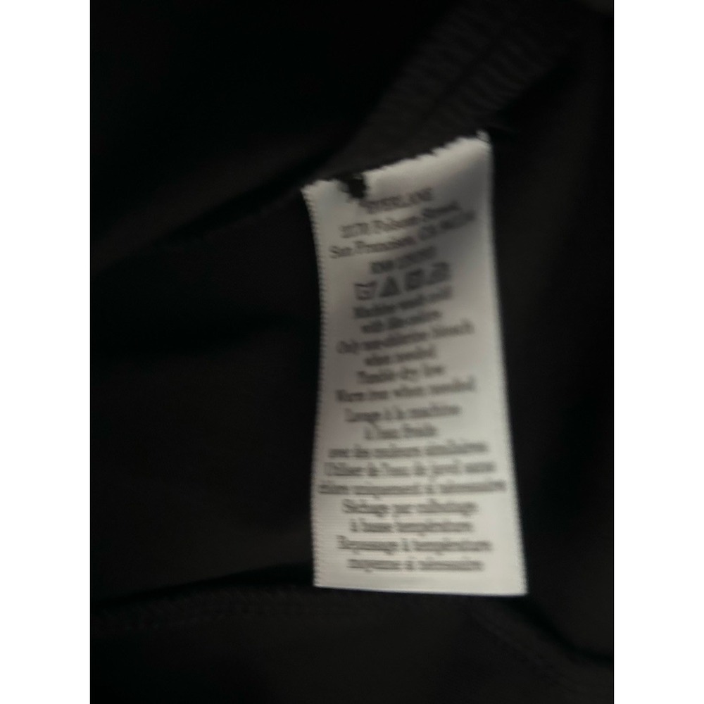 Everlane NWT Womens Black The Bi Stretch Work Pants Side Zip Size 00 - Picture 7 of 8